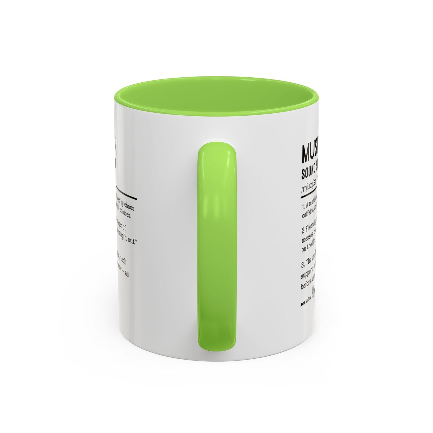 Colorful Musician Mug, Funny Music Lover Gift, Personalized Coffee Cup, Sarcastic Definition Cup, Music Teacher Gift, Colorful Mugs (11oz,