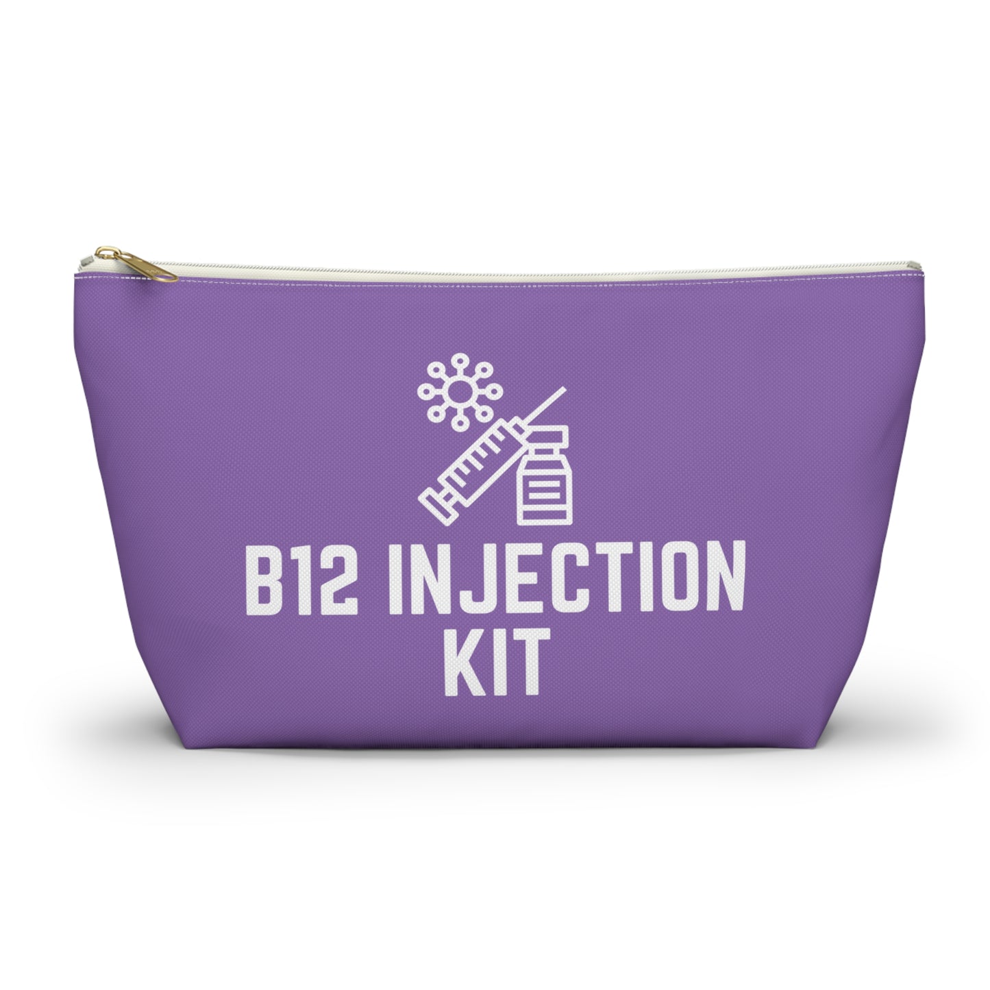 Personalized B12 Injection Kit Pouch for Vitamin B12 Storage Travel Organizer for Injection Supplies and Health Essentials