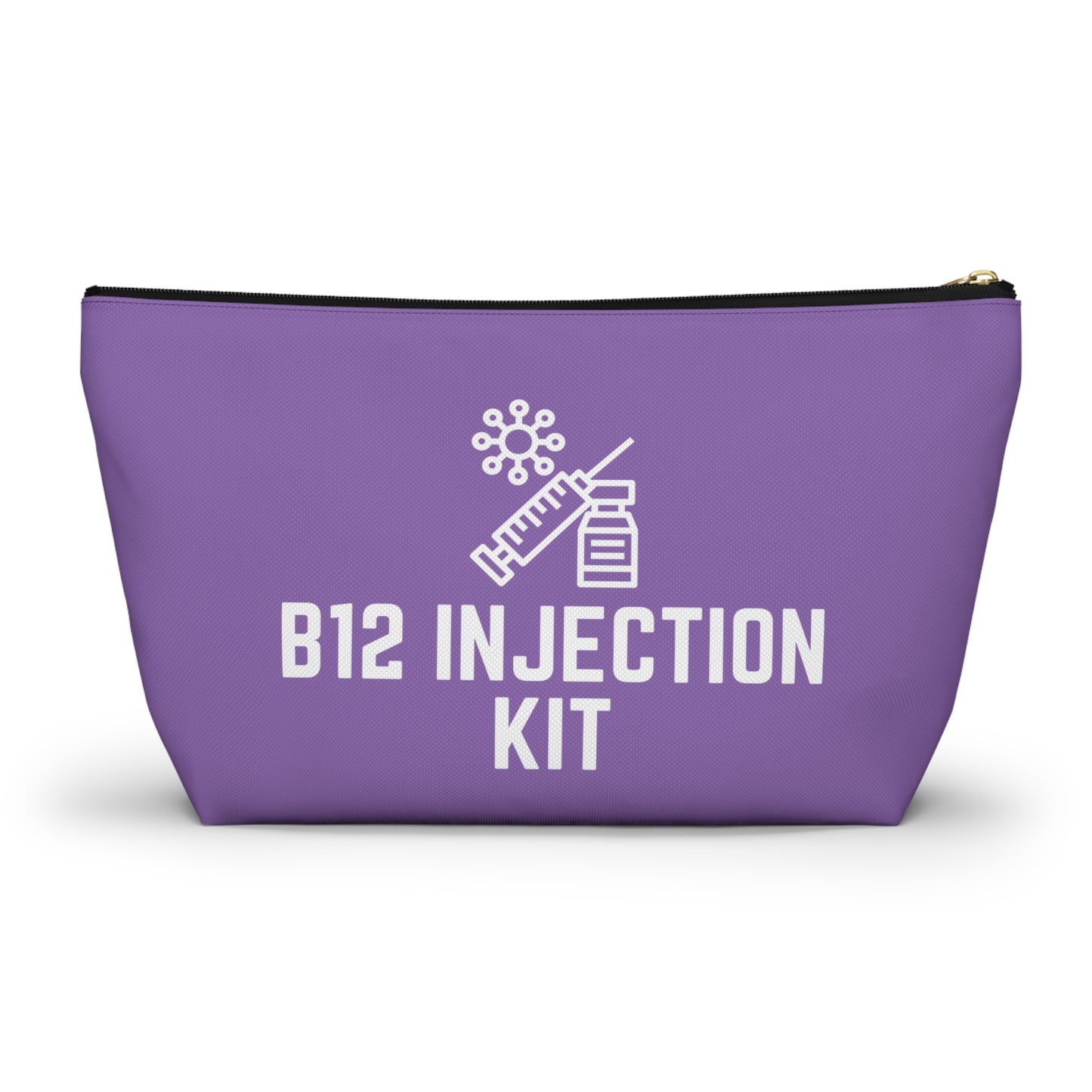 Personalized B12 Injection Kit Pouch for Vitamin B12 Storage Travel Organizer for Injection Supplies and Health Essentials