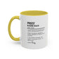 Custom Priest Dictionary Mug, Funny Blessing Dealer Mug, Universal Definition Mug Gift for Priest, Religious Gift Idea, Faith Leader Cup