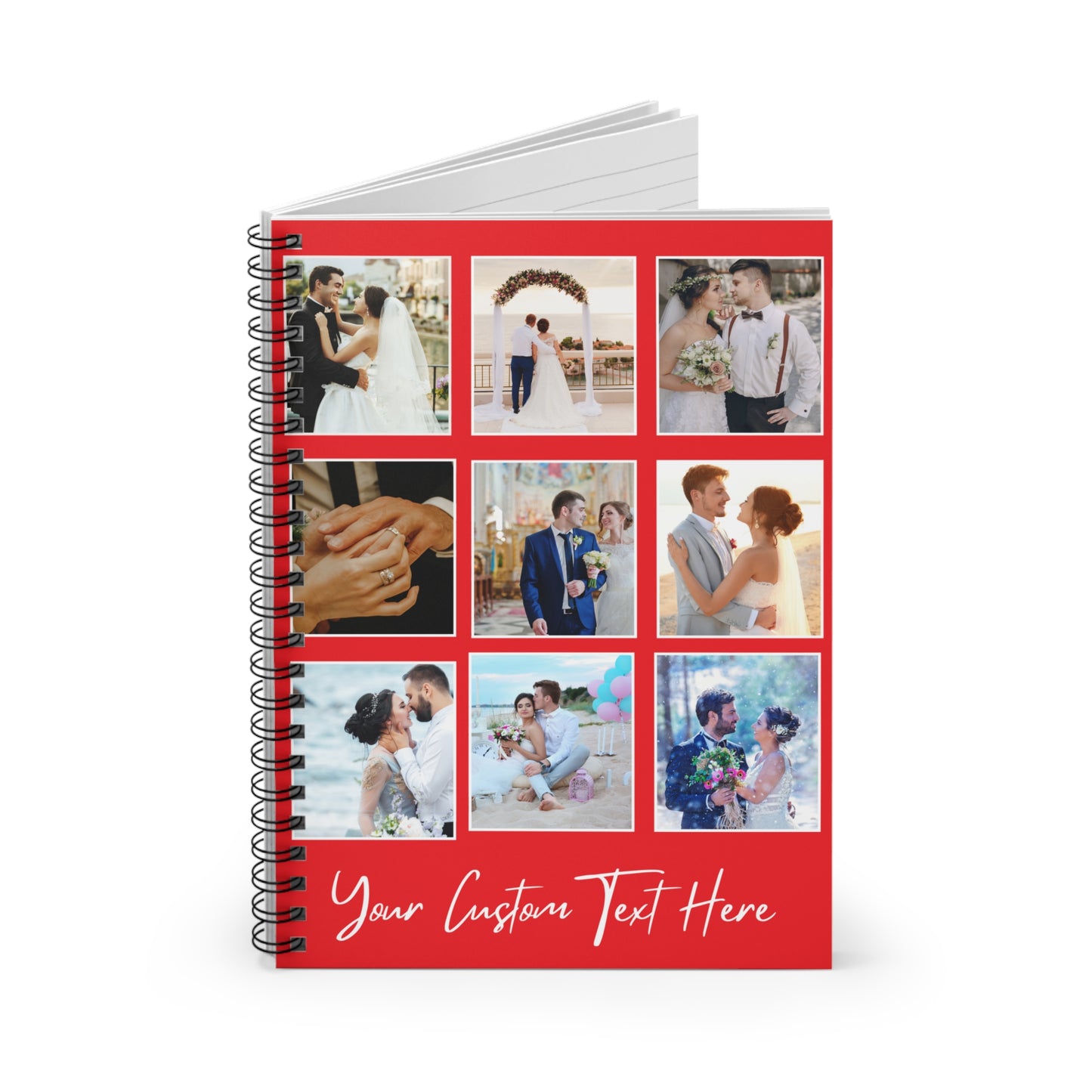 Personalized Couple Journal Book Custom Love Story Notebook Gift for Boyfriend Girlfriend Anniversary or Valentines Gift for Couples