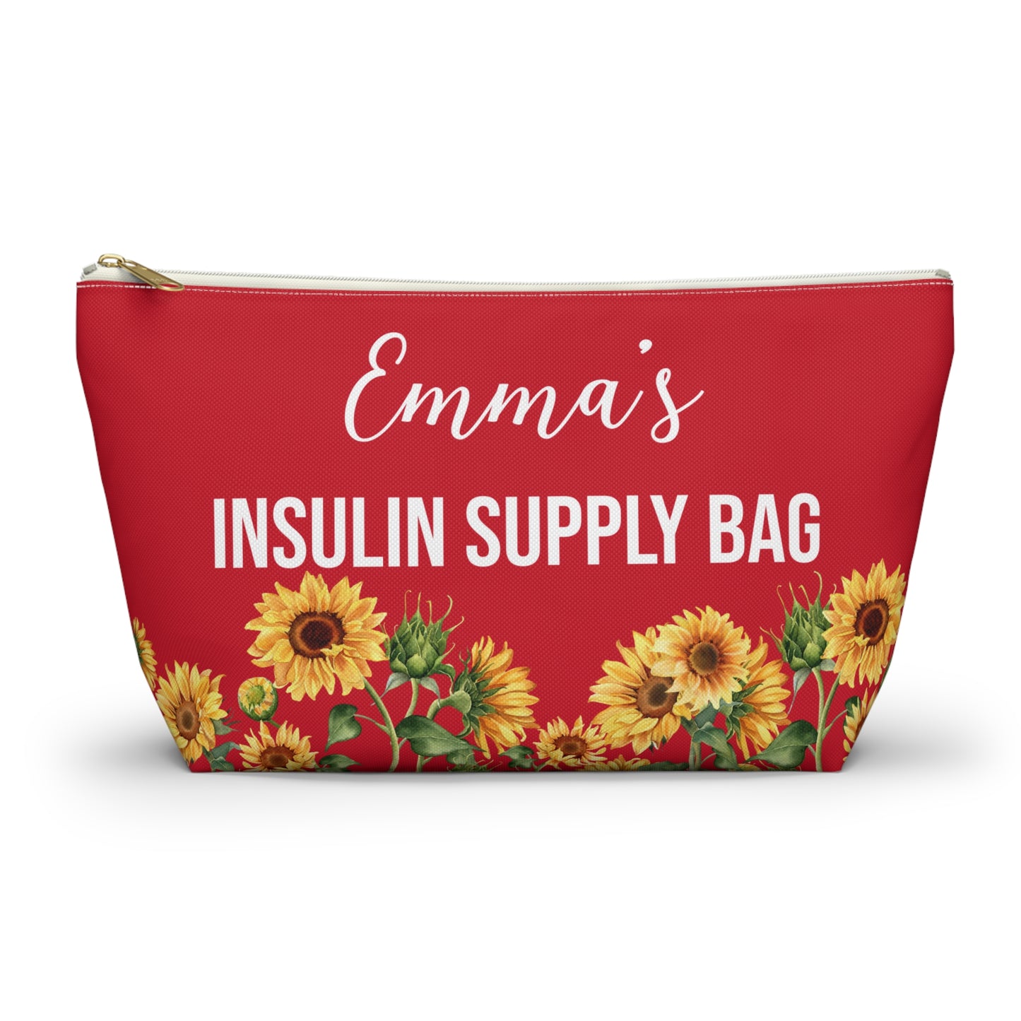 Insulin Supply Bag Medical Storage Pouch for Diabetes Supplies Insulin Pens and Accessories Organizer Personalized Travel Kit for Diabetics