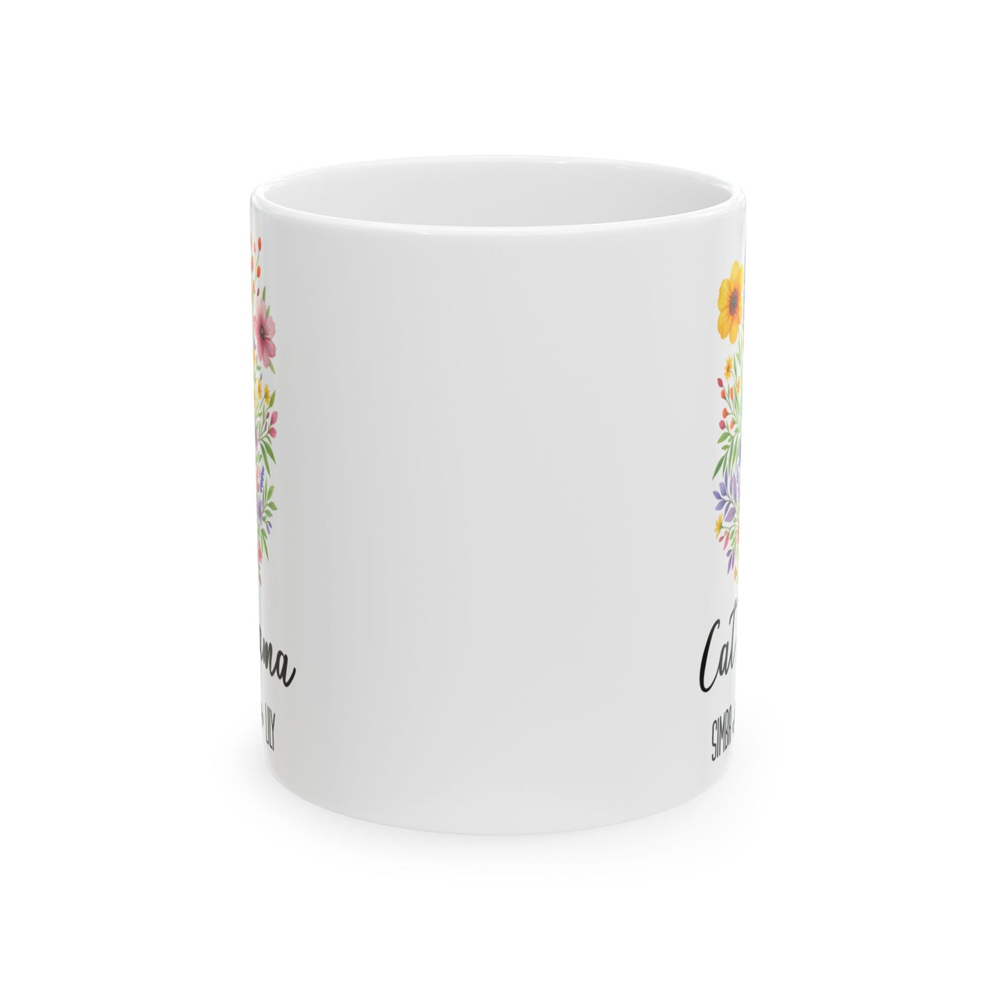 Cat Mama Mug 11oz 15oz Custom Coffee Cup Gift for Cat Lovers Pet Owner Mug for Women Personalized Ceramic Mug for Cat Mom
