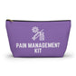 Personalized Pain Management Kit Pouch for Chronic Pain Relief Essentials Travel Organizer for Medications and Daily Supplies