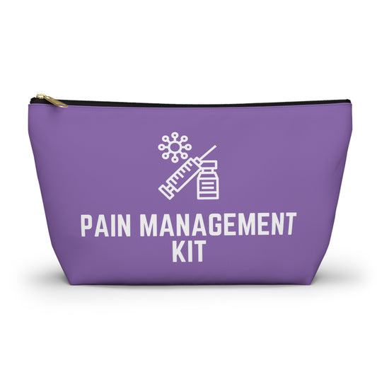 Personalized Pain Management Kit Pouch for Chronic Pain Relief Essentials Travel Organizer for Medications and Daily Supplies