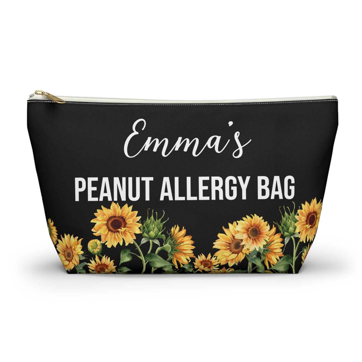 Peanut Allergy Bag Personalized Medical Alert Pouch for EpiPen and Meds Travel Emergency Kit for Severe Food Allergy Essentials
