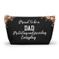 Dad Essentials Pouch Gift For Father Everyday Carry Bag Organizer For Dad Toiletry Pouch Mens Travel Pouch Fathers Day Gift Idea
