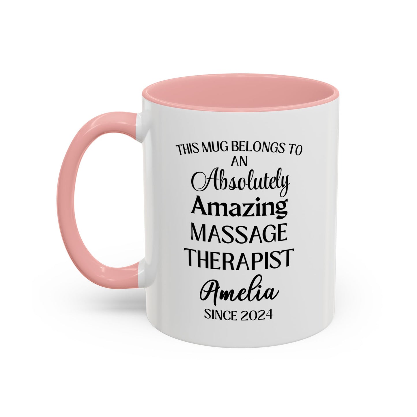 Custom Massage Therapist Mug, Relaxation Spa Cup, Personalized Coffee Mug, Healing Hands Gift, Funny Coffee Cup, 11, 15oz Mug