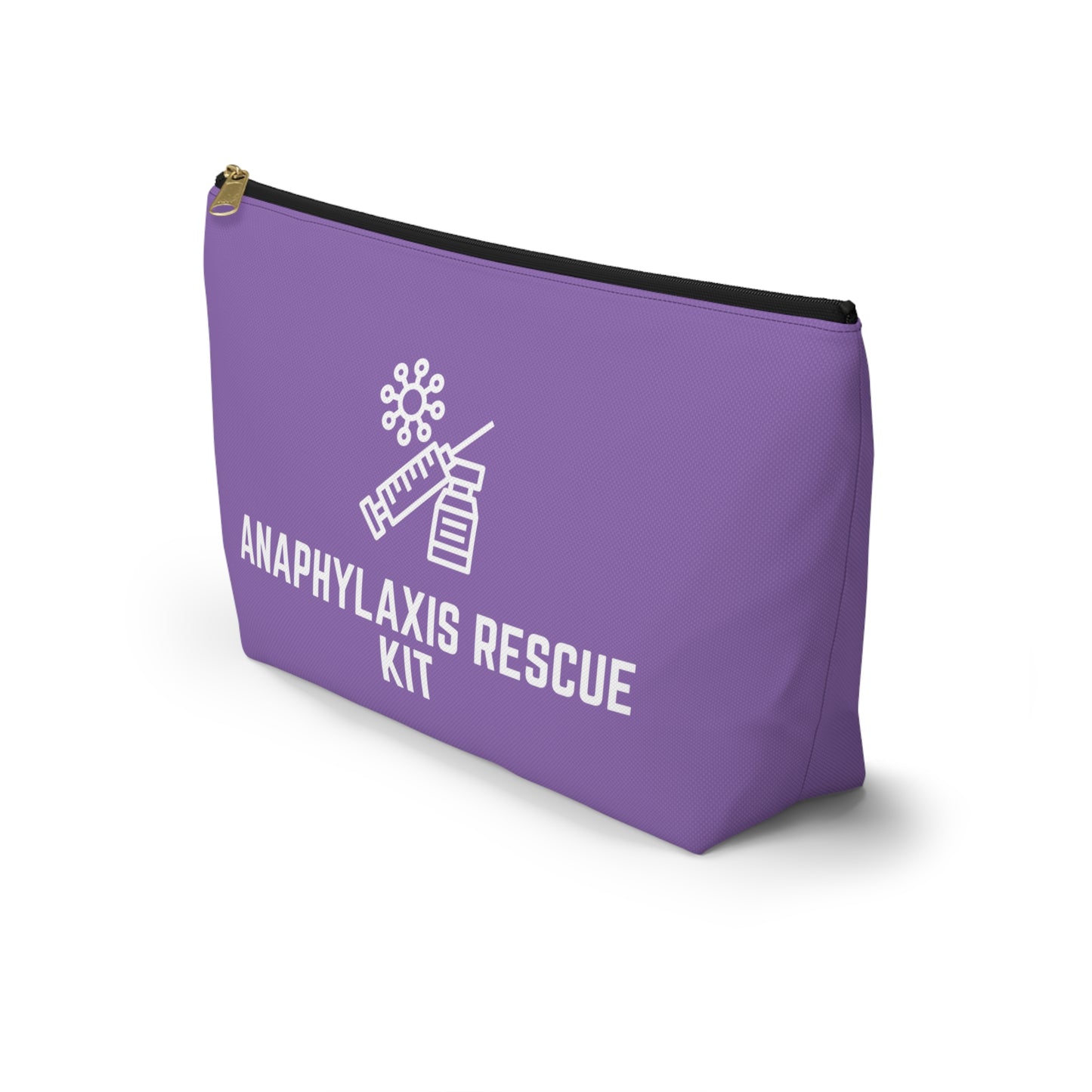 Personalized Anaphylaxis Rescue Kit Pouch for Emergency Medication Storage Travel Organizer for Allergy Emergency and Life Saving Supplies