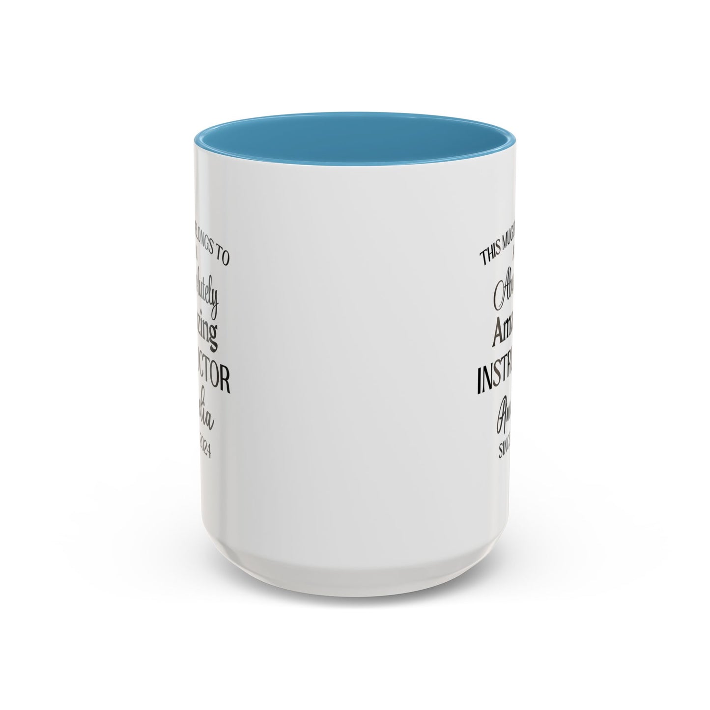 Custom Instructor Mug, Funny Teaching Gift, Personalized Educator Coffee Cup, Mentor Appreciation Mug