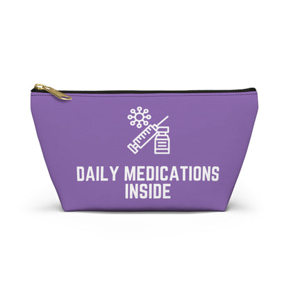 Personalized Daily Medications Inside Pouch for Organized Medication Storage Travel Organizer for Pills and Health Essentials
