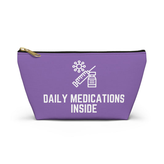 Personalized Daily Medications Inside Pouch for Organized Medication Storage Travel Organizer for Pills and Health Essentials