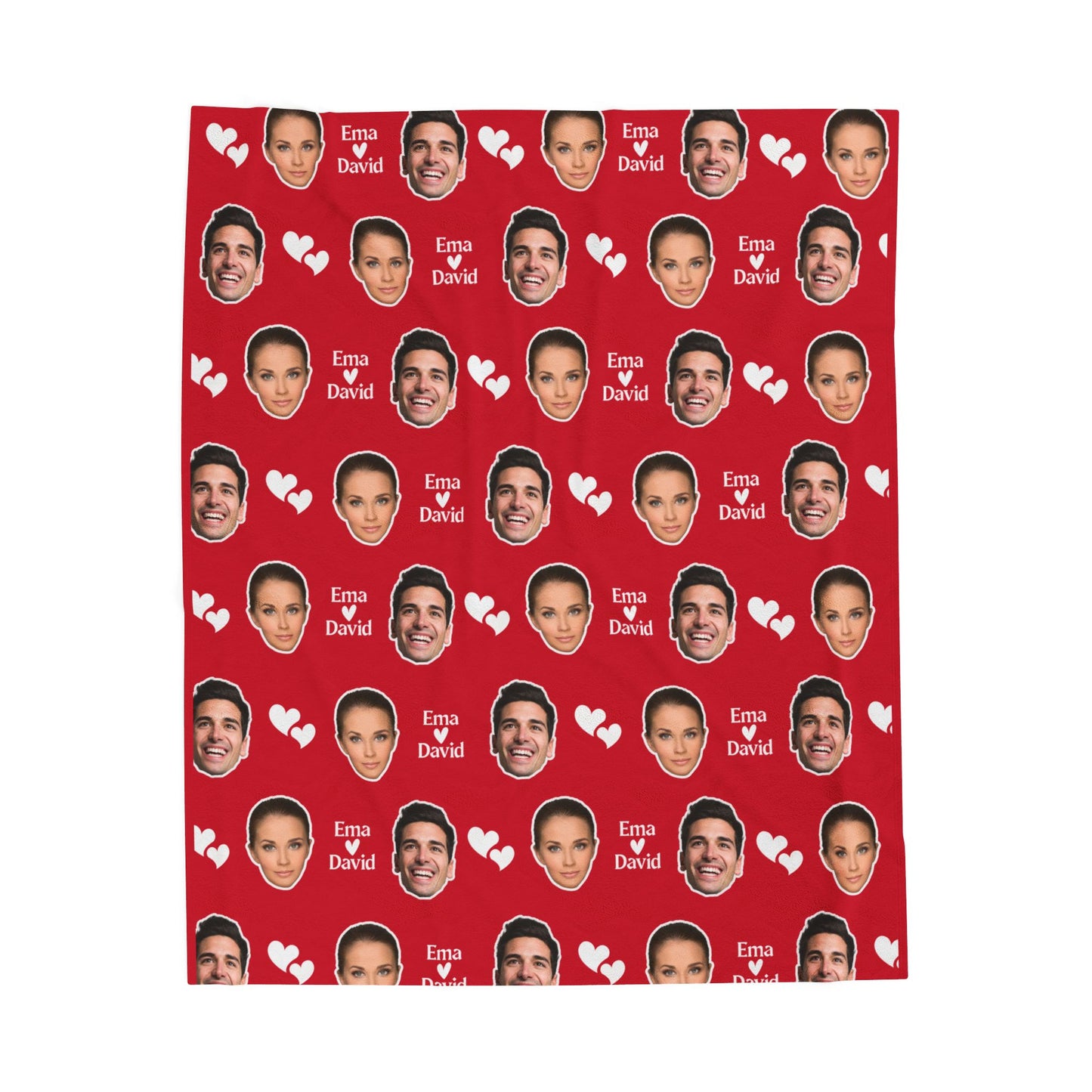 Personalized Face Blanket, Custom Photo Blanket, Faces on Blanket, Gift for Family, Custom Image Blanket, Graduation Gift, Cozy Throw