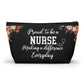 Nurse Essentials Pouch Gift For Nurses Organizer Zipper Bag For Work Supplies Makeup Storage Graduation Or Appreciation Gift For RN LPN