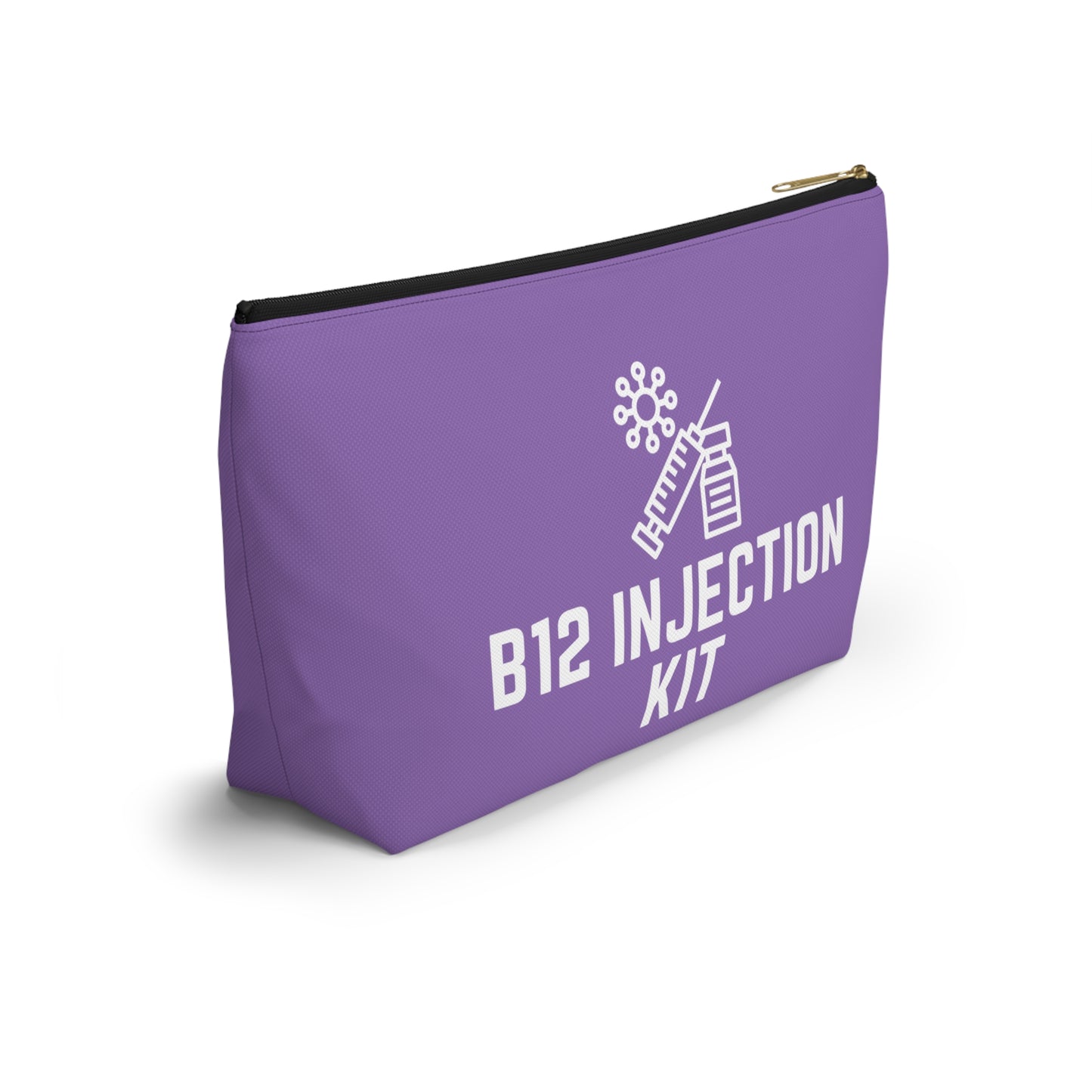 Personalized B12 Injection Kit Pouch for Vitamin B12 Storage Travel Organizer for Injection Supplies and Health Essentials