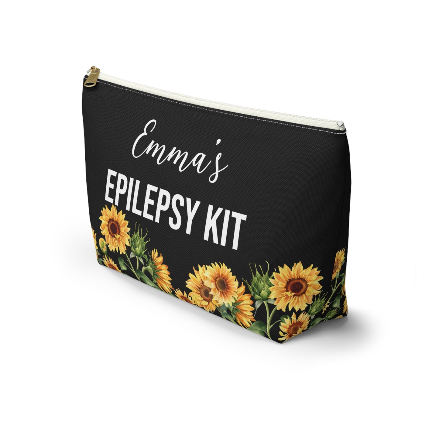 Epilepsy Kit Pouch for Emergency Meds and Daily Use Personalized Seizure Alert Bag for Medication Storage Travel and Medical Preparedness