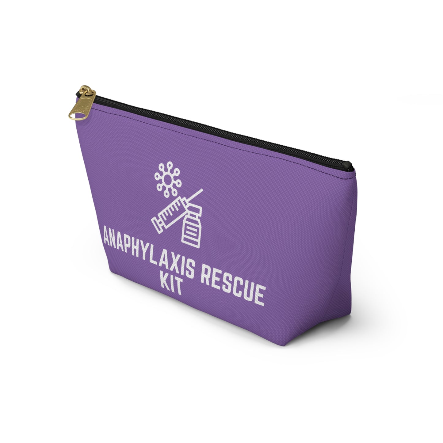 Personalized Anaphylaxis Rescue Kit Pouch for Emergency Medication Storage Travel Organizer for Allergy Emergency and Life Saving Supplies