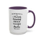 Custom French Teacher Mug, Funny Language Instructor Gift, Personalized French Mug, Francophile Gift, Appreciation Cup