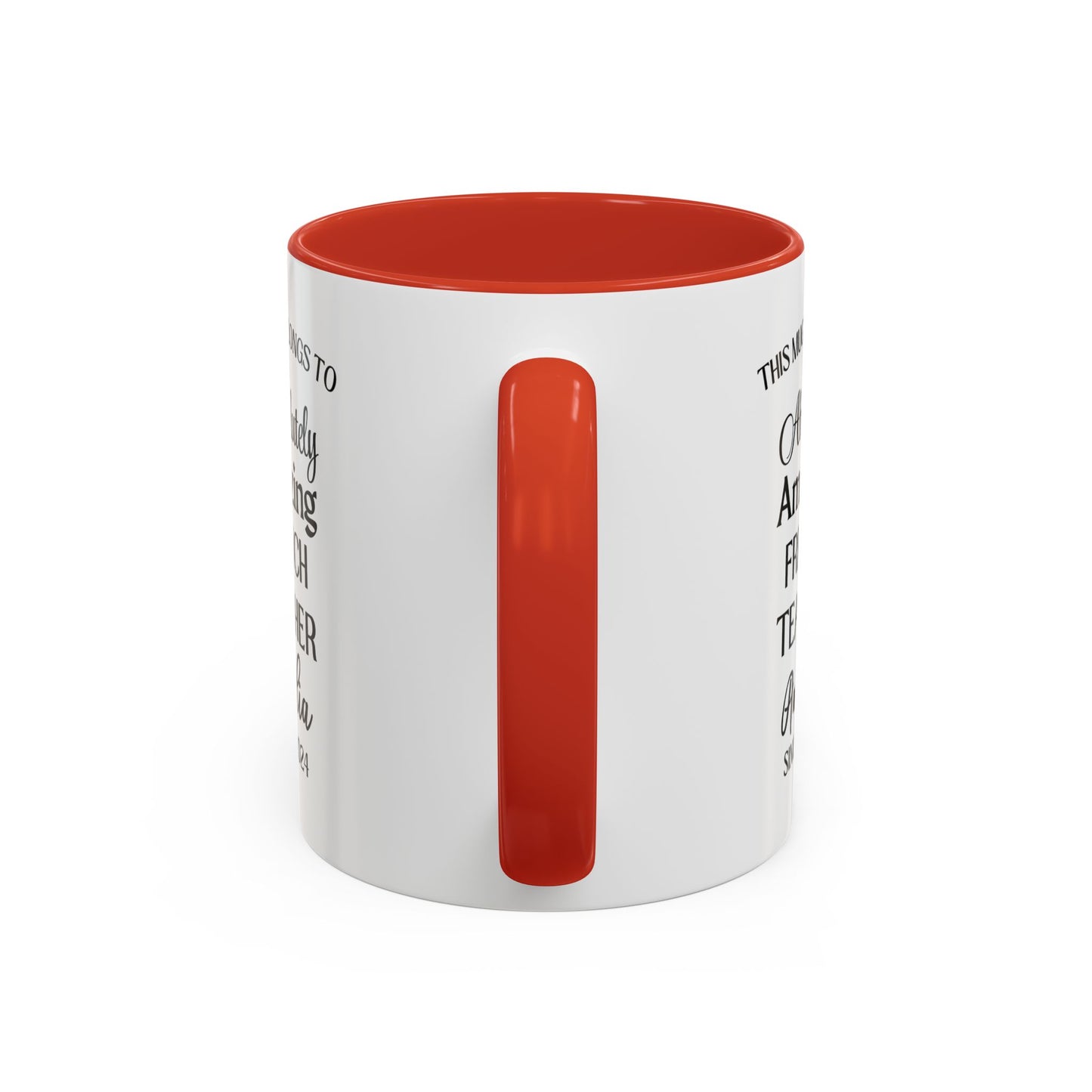 Custom French Teacher Mug, Funny Language Instructor Gift, Personalized French Mug, Francophile Gift, Appreciation Cup