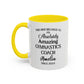 Custom Gymnastics Coach Mug, Funny Gym Coach Gift, Personalized Athlete Trainer Mug, Best Mentor Cup