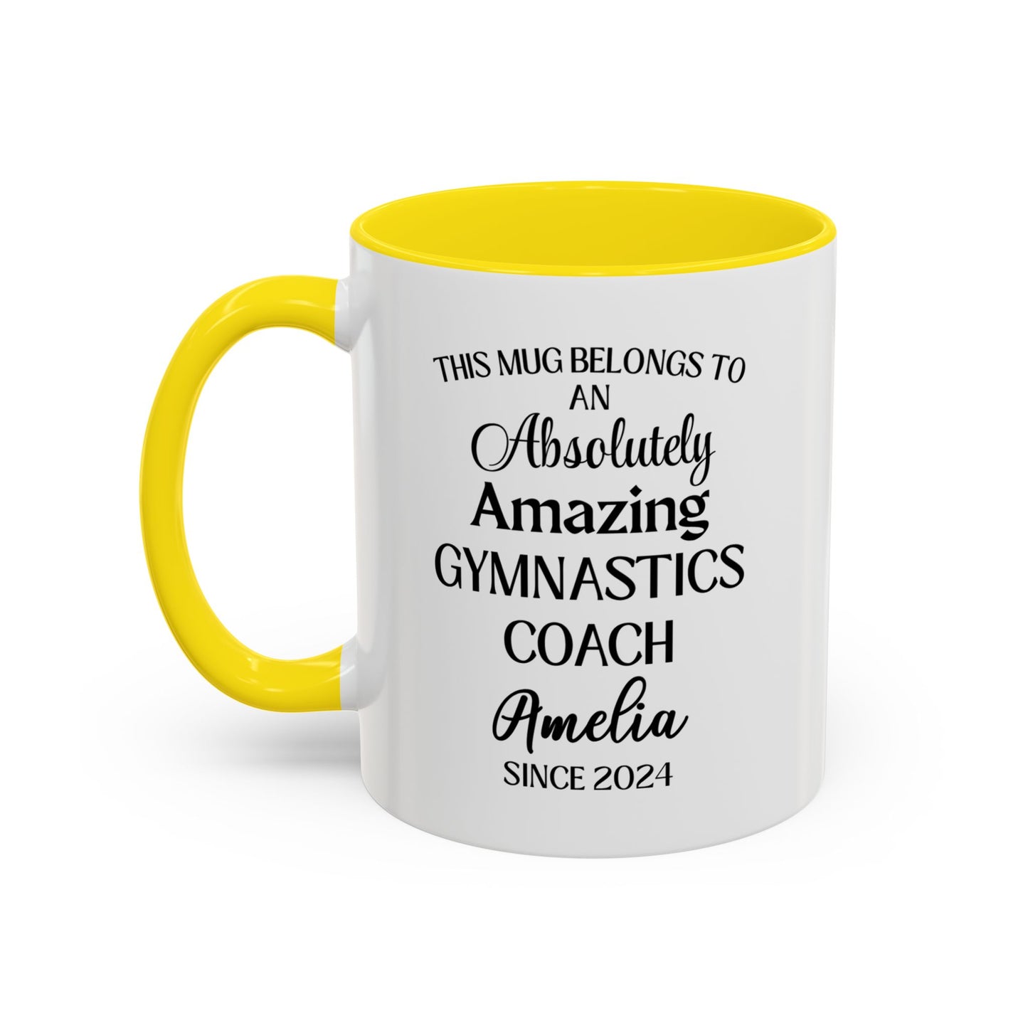 Custom Gymnastics Coach Mug, Funny Gym Coach Gift, Personalized Athlete Trainer Mug, Best Mentor Cup