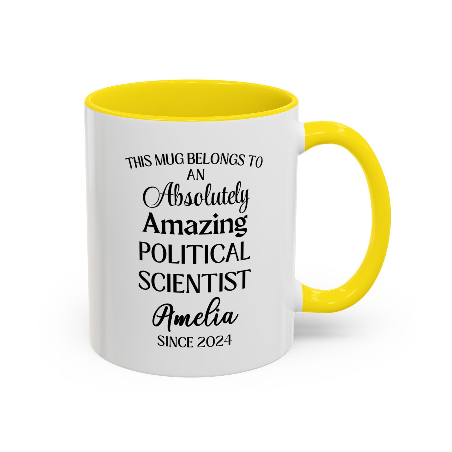 Coffee Mug, Political Scientist, Funny Politics Gift, Government Expert, Educator Cup, Custom Personalized
