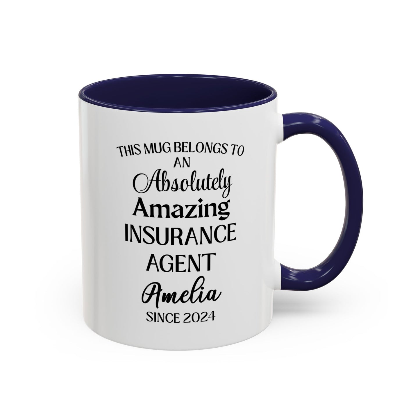 Custom Insurance Agent Mug, Funny Risk Manager Gift, Personalized Office Mug, Financial Advisor Coffee Cup