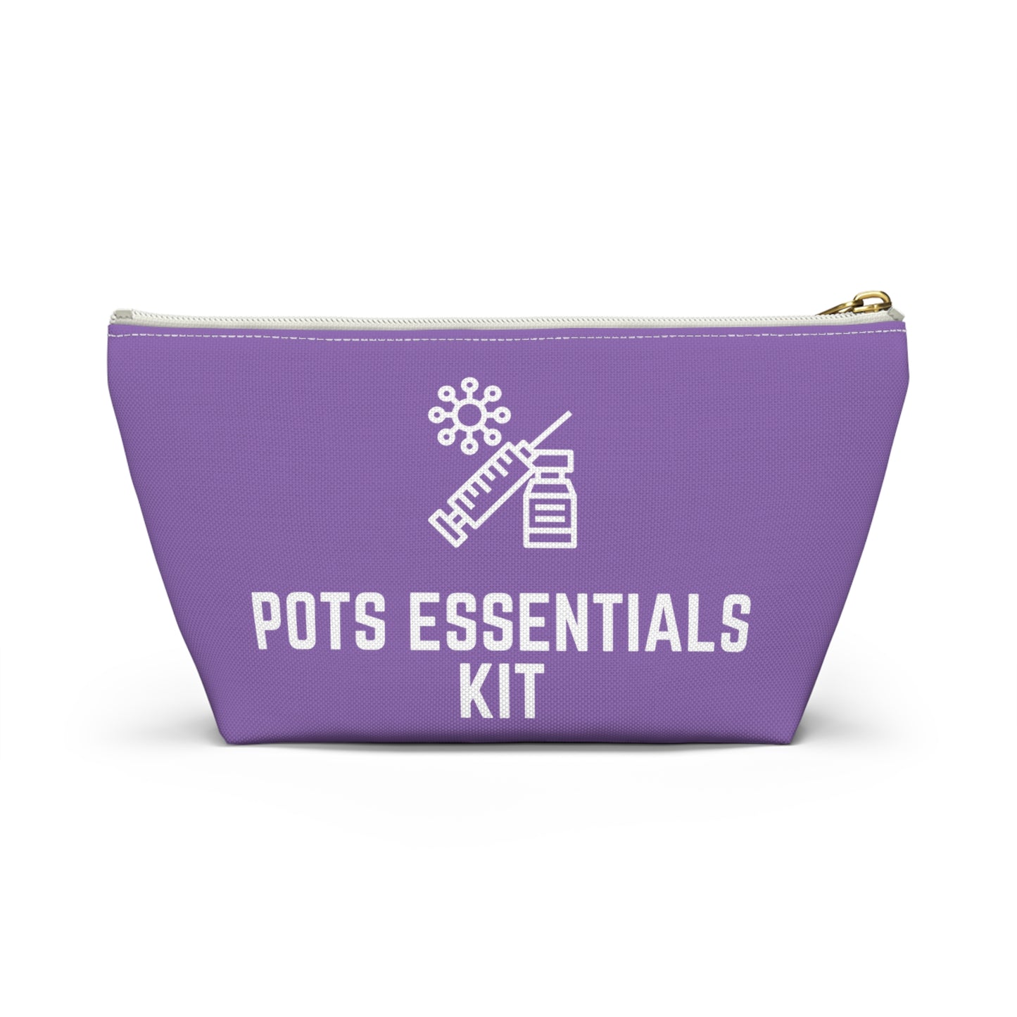 Personalized POTS Essentials Kit Pouch for Postural Orthostatic Tachycardia Supplies Travel Organizer for Daily Meds and Hydration