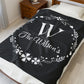 Custom Family Name Blanket, Last Name Blanket, Initials Blanket, Wedding Gift, Anniversary Gift, Housewarming Gift, Gift for Family