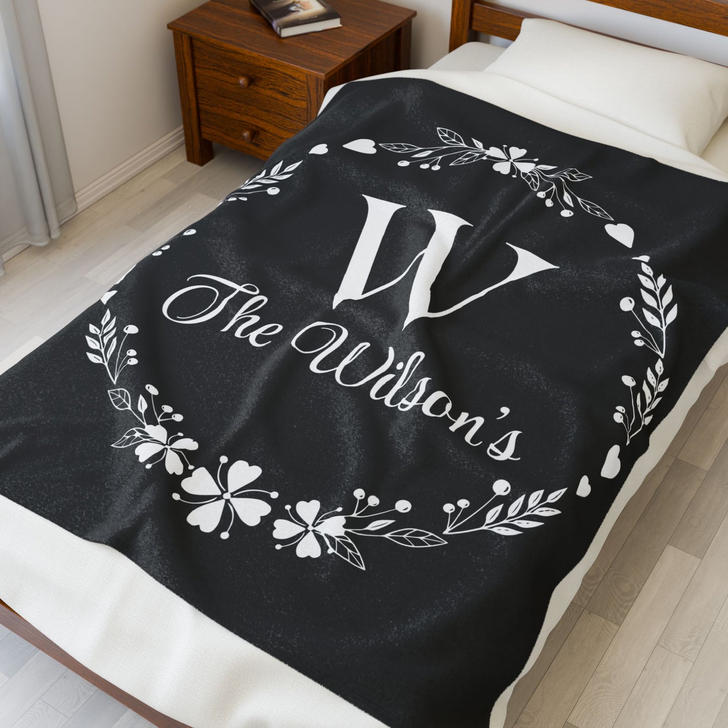 Custom Family Name Blanket, Last Name Blanket, Initials Blanket, Wedding Gift, Anniversary Gift, Housewarming Gift, Gift for Family