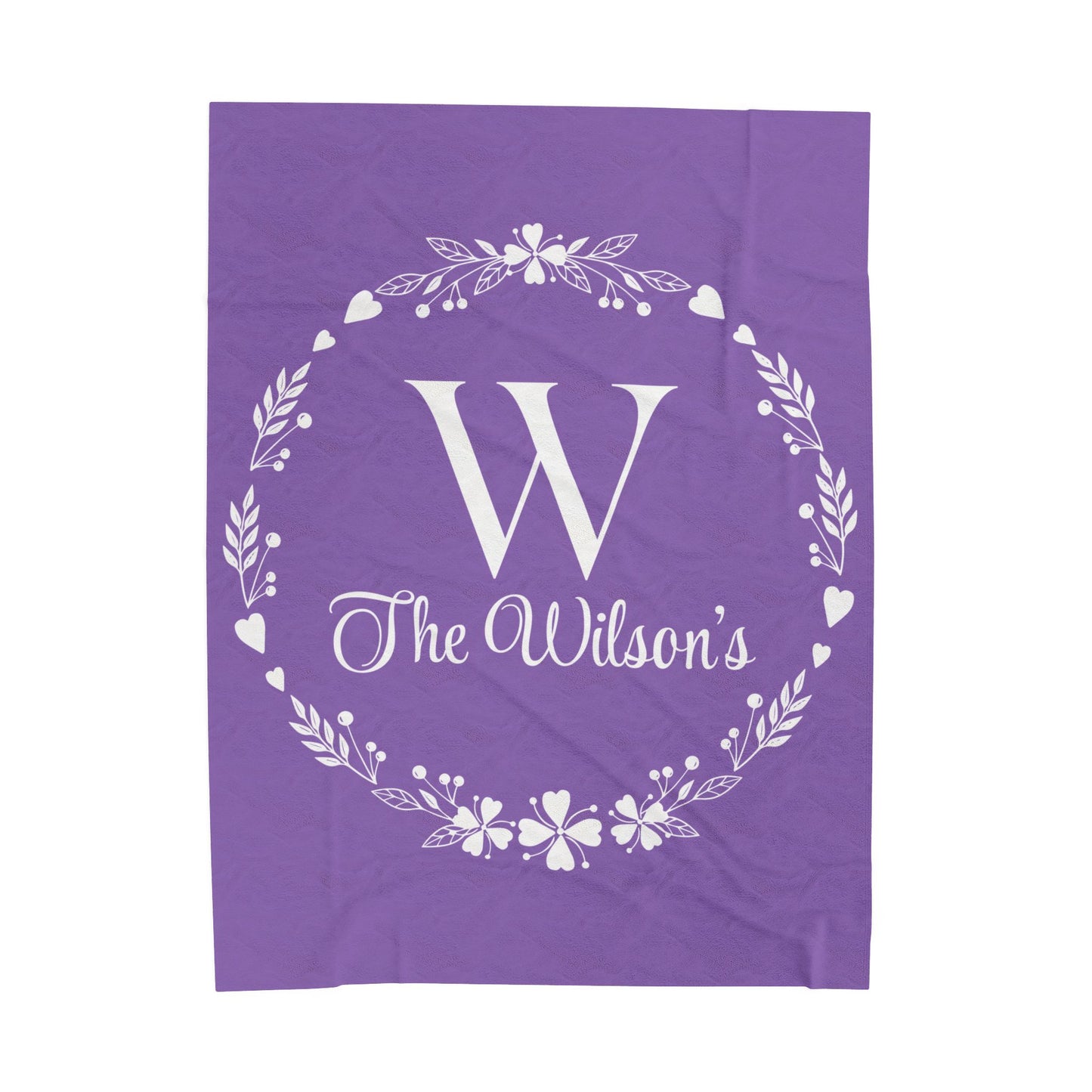 Custom Family Name Blanket, Last Name Blanket, Initials Blanket, Wedding Gift, Anniversary Gift, Housewarming Gift, Gift for Family