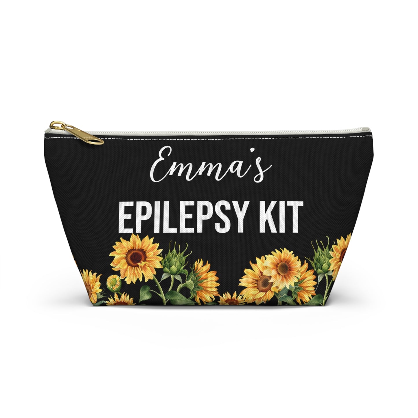 Epilepsy Kit Pouch for Emergency Meds and Daily Use Personalized Seizure Alert Bag for Medication Storage Travel and Medical Preparedness