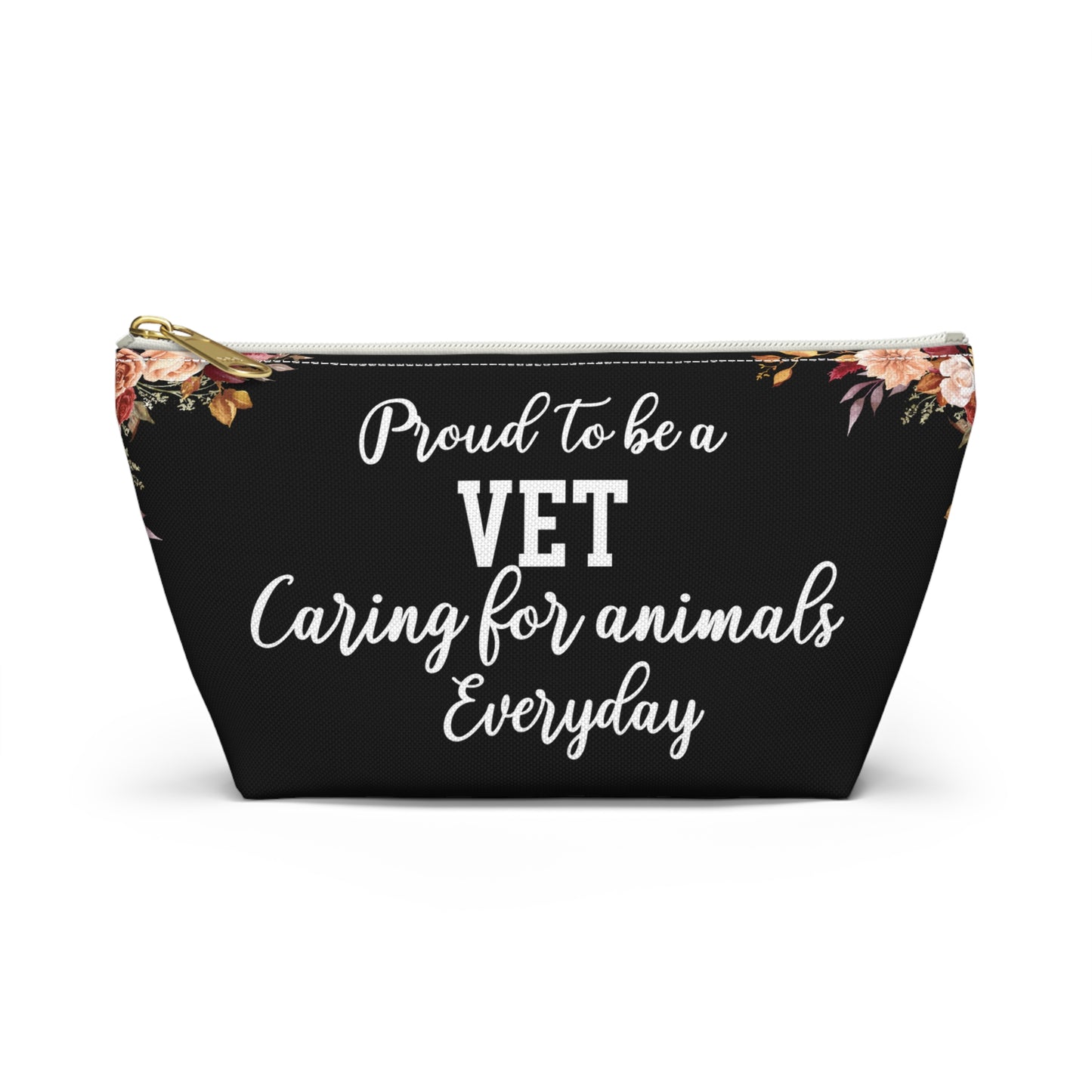Vet Essentials Pouch Animal Care Organizer Zipper Bag for Veterinarians Medical Supplies Storage Portable and Durable Gift for Vets