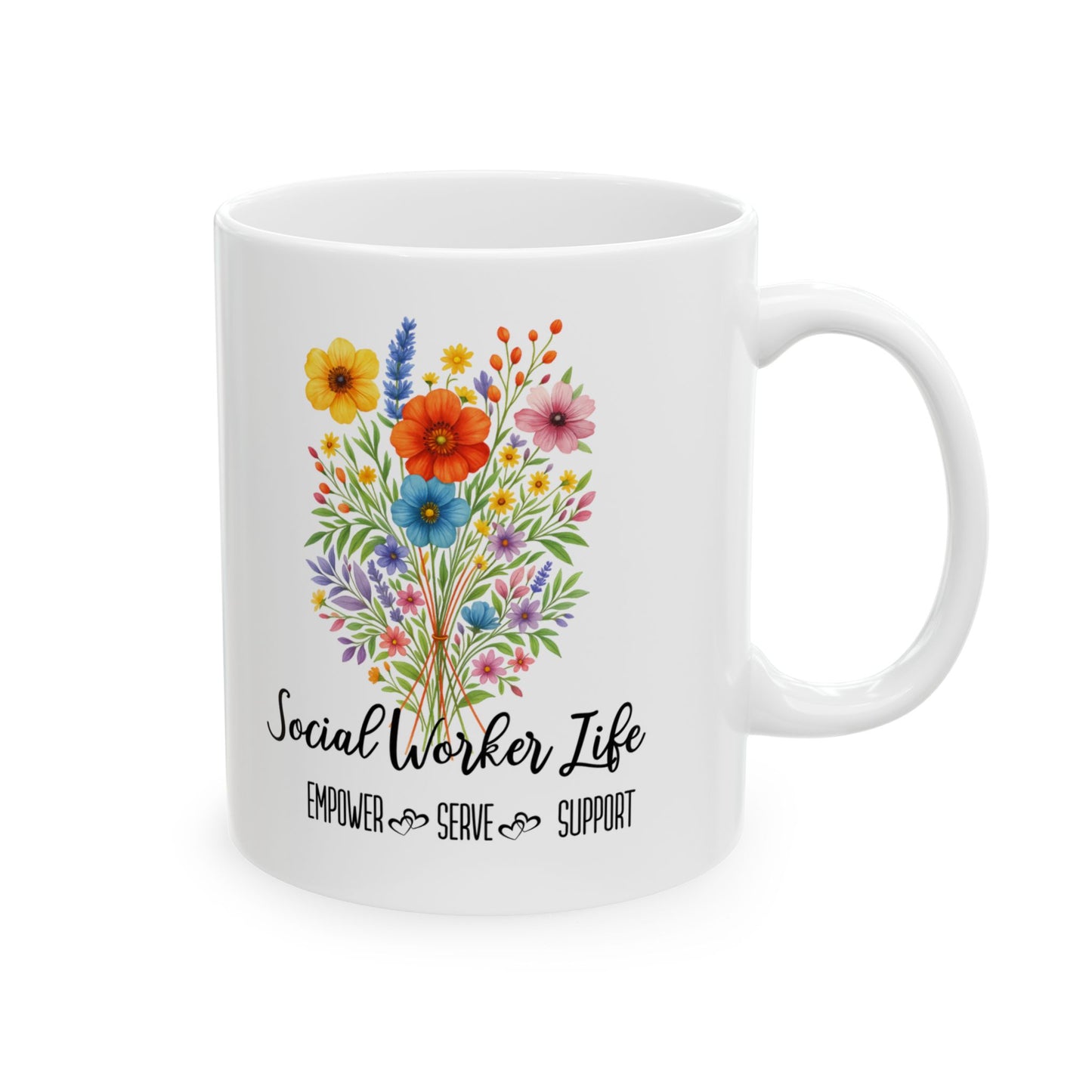 Social Worker Life Ceramic Mug - Perfect Gift for Social Workers (11oz, 15oz)
