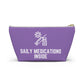 Personalized Daily Medications Inside Pouch for Organized Medication Storage Travel Organizer for Pills and Health Essentials