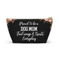 Dog Mom Essentials Pouch Gift For Dog Lovers Pet Treat Bag Organizer Cute Makeup Travel Case For Dog Mama Everyday Carry Dog Walker Gift