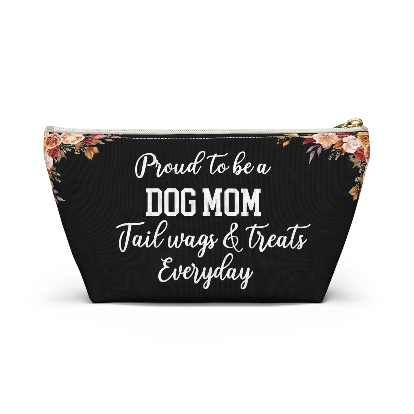 Dog Mom Essentials Pouch Gift For Dog Lovers Pet Treat Bag Organizer Cute Makeup Travel Case For Dog Mama Everyday Carry Dog Walker Gift