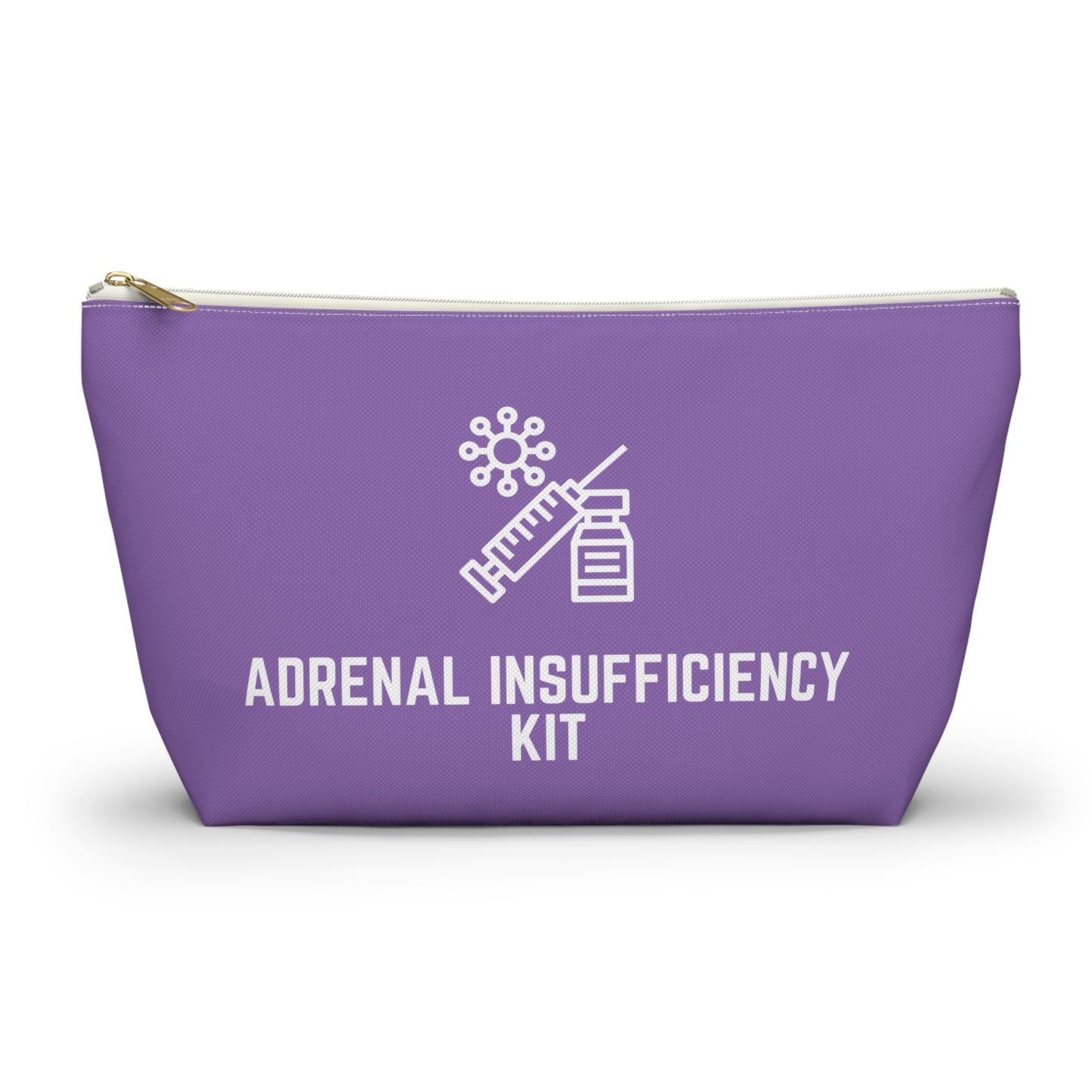 Personalized Adrenal Insufficiency Kit Pouch for Emergency Medication Storage Travel Organizer for Addisons Disease and Health Essentials