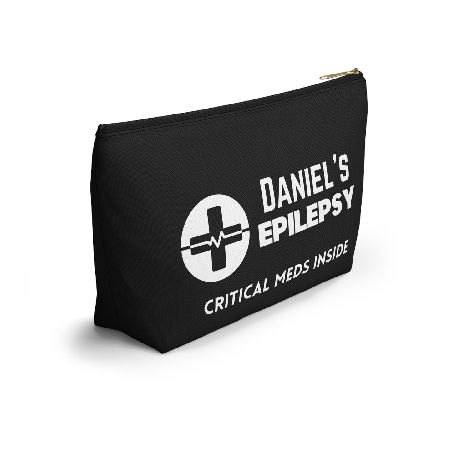 Personalized Epilepsy Critical Meds Pouch for Daniel Emergency Seizure Medication Storage Travel Organizer and Medical Kit
