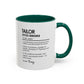 Tailor Mug, Stitch Sorcerer Gift, Sewing Lover Coffee Mug, Seamstress Appreciation Gift, Colorful Mugs (11oz, 15oz)