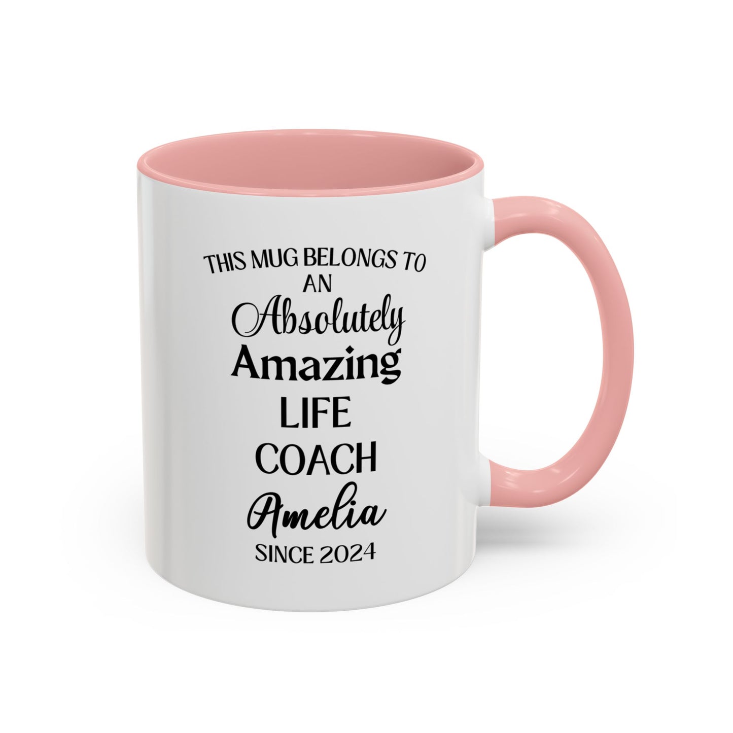 Custom Life Coach Mug, Funny Motivational Mentor Gift, Personalized Coach Mug, Empowerment Coffee Cup