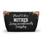 Mother Essentials Pouch Gift For Mom Zipper Organizer Bag For Mothers Day Travel Makeup Toiletry Bag Thoughtful Gift For New Or Busy Moms