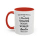 Mug, Custom Social Worker Gift, Personalized Mental Health Cup, Appreciation Coffee, Funny Therapist, Social Work Graduation, Office Decor