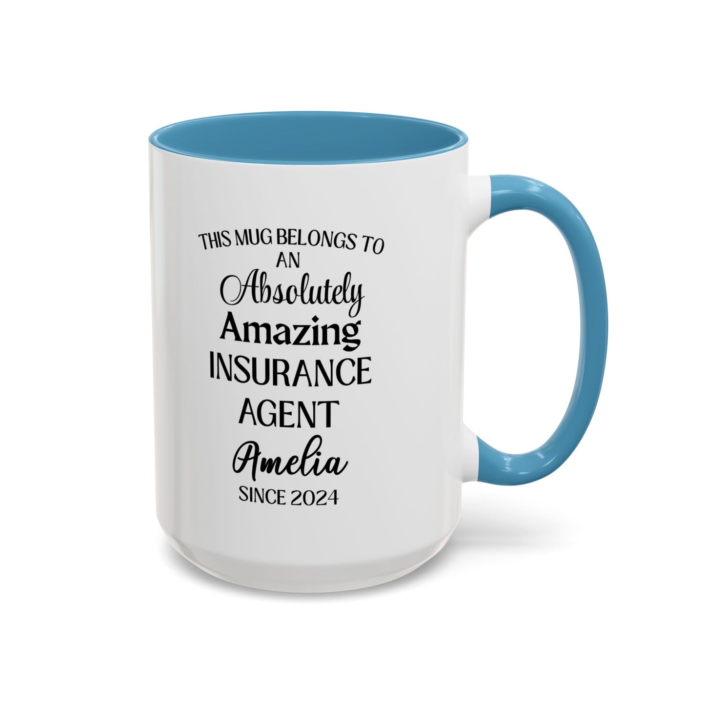 Custom Insurance Agent Mug, Funny Risk Manager Gift, Personalized Office Mug, Financial Advisor Coffee Cup