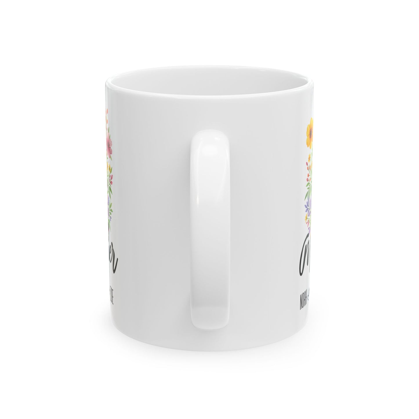 Personalized Mother NOAH SOPHIE ZOE Ceramic Mug (11oz, 15oz) - Glossy Finish, December Birthday Design