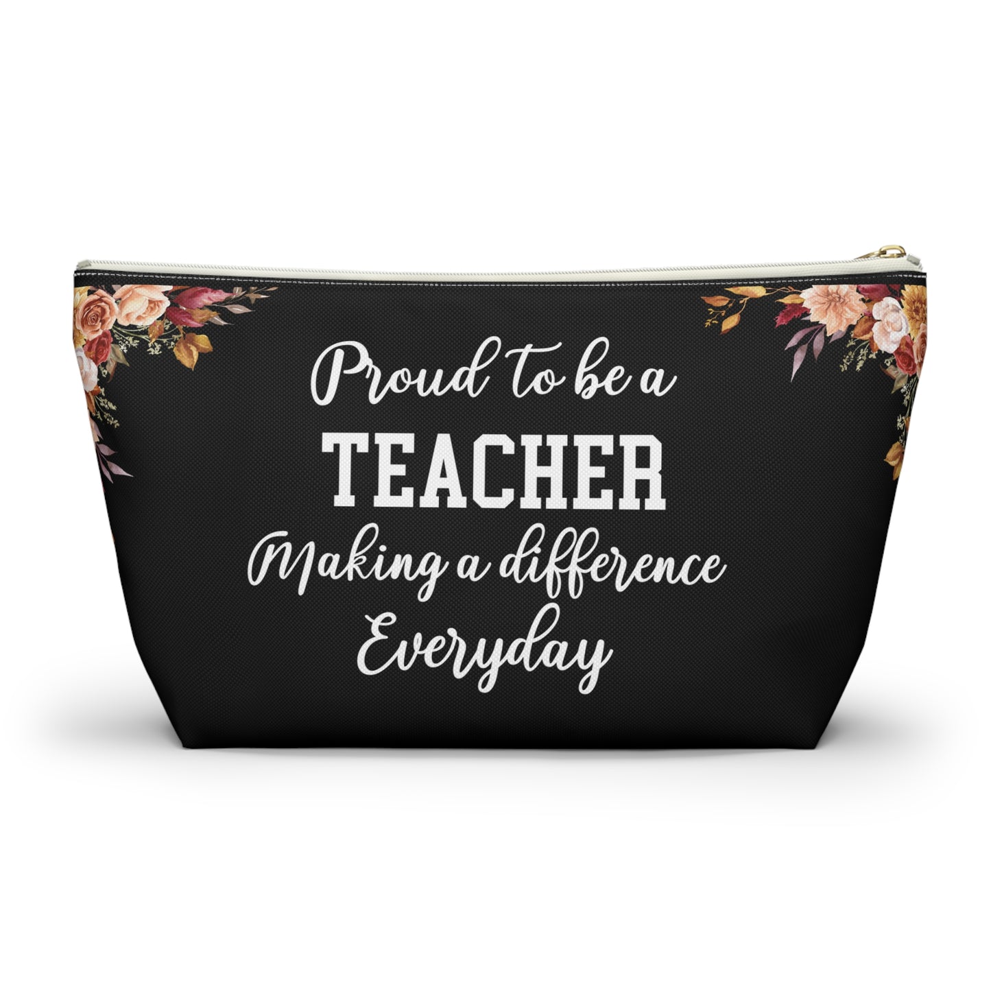 Teacher Essentials Pouch Classroom Organizer Pencil Case Stationery Bag for Educators School Supplies Zipper Pouch Gift for Teachers
