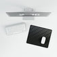 Sleek Black Desk Mat | Stylish Office Decor, Gaming Mouse Pad, Workspace Accessory, Minimalist Desk Organization, Gift Idea