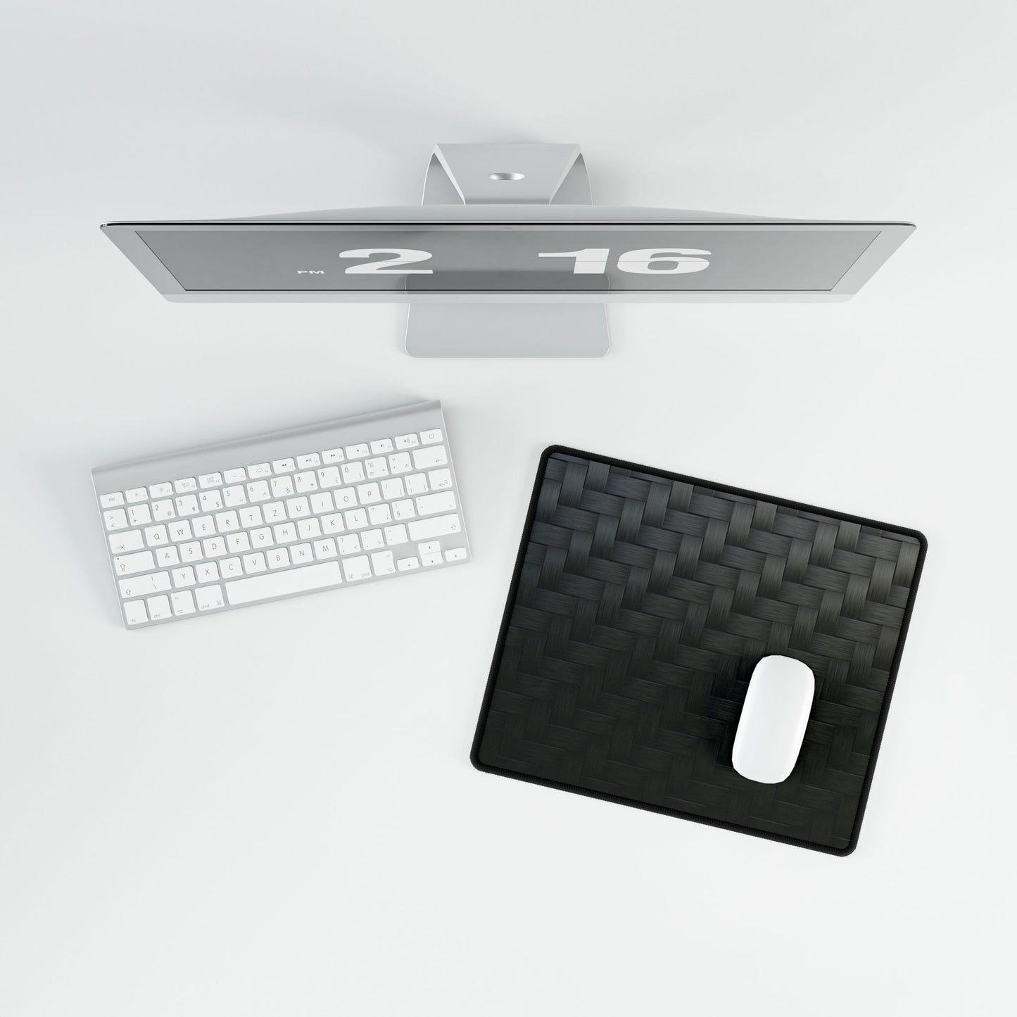 Sleek Black Desk Mat | Stylish Office Decor, Gaming Mouse Pad, Workspace Accessory, Minimalist Desk Organization, Gift Idea