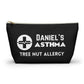 Personalized Asthma and Tree Nut Allergy Meds Pouch for Daniel Emergency Inhalers EpiPens Allergy Kit Travel Organizer