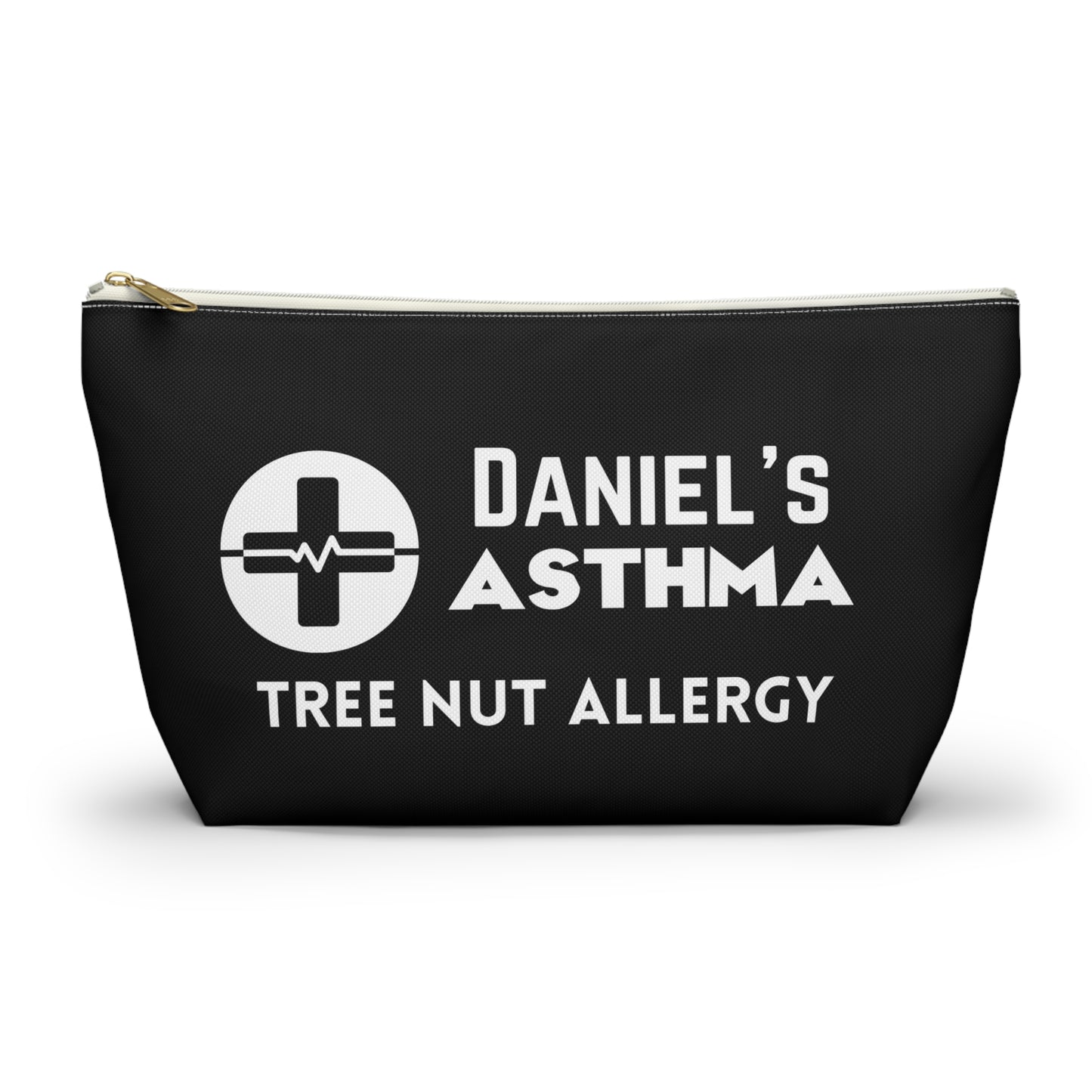 Personalized Asthma and Tree Nut Allergy Meds Pouch for Daniel Emergency Inhalers EpiPens Allergy Kit Travel Organizer